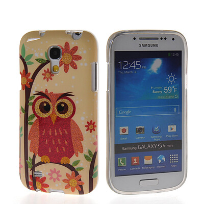 

MOONCASE Симпатичные Сова стиль Мягкий силиконовый гель ТПУ кожи тонкий чехол Чехол для Samsung Galaxy S4 Mini I9190