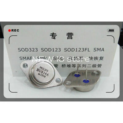 

Free shipping 20pcs/lot BUS14A TO-3 30A 1000V 250W transistor gold seal new original
