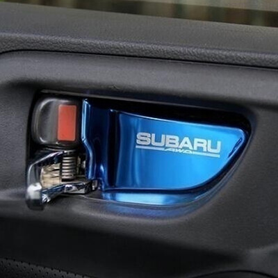 

Car interior Door Handle Bowl Cover Patch trim for Subaru Forester Xv Outback Legacy Impreza StI STI 2015 2016 2017
