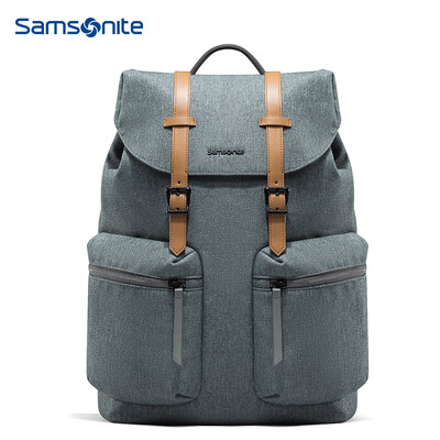 

Samsonite Samsonite fashion new shoulder bag male waterproof large capacity multi-function business casual backpack 15 inch computer bag TQ609001 black
