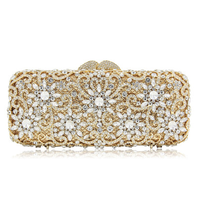 

Milisente Новый дизайн роскошный цветок кристалл ёенщин ужин банкет Вечерние сумки дамы день свадьбы муфты участник кошельки