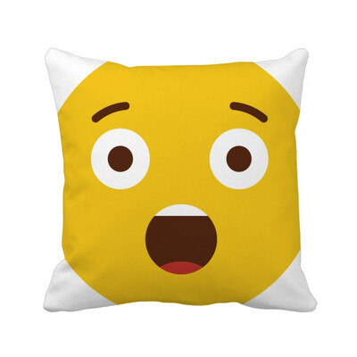 

Shock amazing Yellow Cute Online Chat Square Throw Pillow Insert Cushion Cover Home Sofa Decor Gift