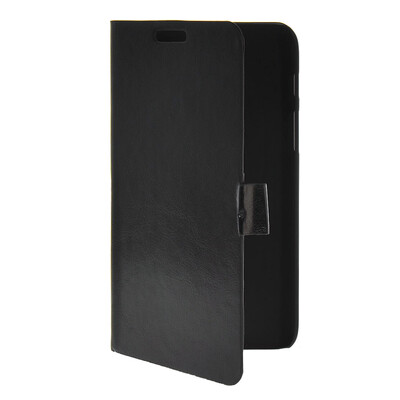 

MOONCASE Slim Leather Flip Wallet Card Pouch with Kickstand Shell Back ЧЕХОЛ ДЛЯ Samsung Galaxy Tab Q T2558 Black