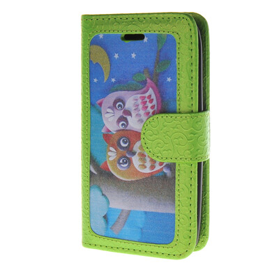 

MOONCASE текстурированные шаблон кожа держатель флип кошелек карта с Kickstand задняя крышка чехол для LG L Fino D290 / D295