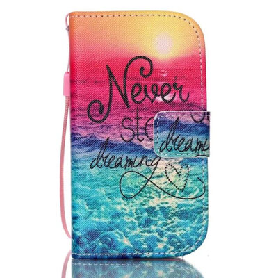 

мити i8190 Flip покрытия пу кожа телефон Samsung Galaxy S3 Mini сумку для i8190 бумажник стиль стоять дизайн с слот