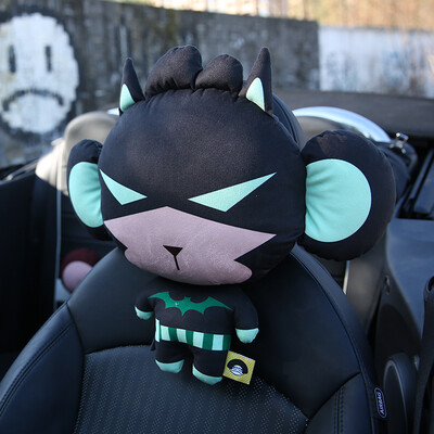 

Carinunu carinono car headrest neck pillow car neck pillow cartoon pillow cushion four seasons seat headrest car supplies Batman