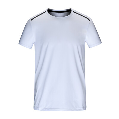 

Богатая птица FUGUNIAO Summer New Men's Light Icy Быстросохнущая футболка Влажность Быстросохнущая Breathable шею с короткими рукавами Футболка Быстросохнущая одежда Футболка D1808 Black XL