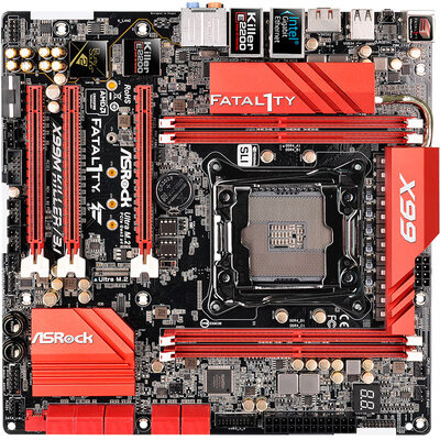 

Материнская плата ASRock X99M Killer / 3.1 (Intel X99 / LGA 2011-3)