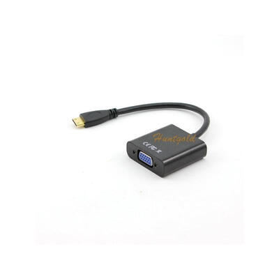 

Mini HDMI Male to VGA Female Video Cable Converter Adapter AV TV 1080 Audio Port