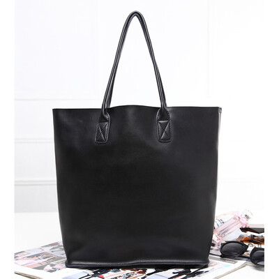 

New women leather handbags high quality brand female bag large black shoulder bags women tote bag clutch real leather bags