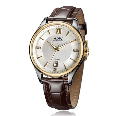 

ADW Art Design Watches) смотреть Классические бизнес-серии Stainles стали пояса автоматические механические мужские часы