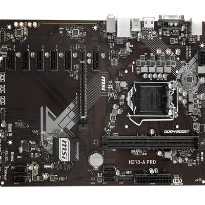 

MSI H310-A ​​PRO Motherboard Intel H310LGA 1151