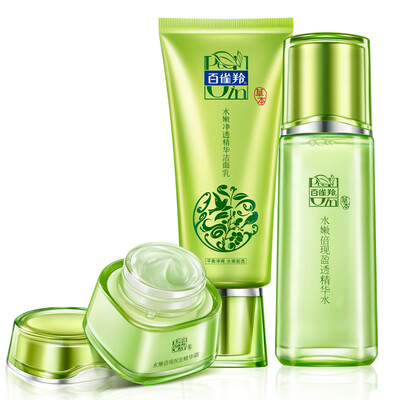 

Сто que quebez водная гортензия красоты ритуальная сюита (тщательно очищающая 95 г + сущность 100 мл + сущность молоко 100 мл + изолированное молоко 40 г) (вода питает)