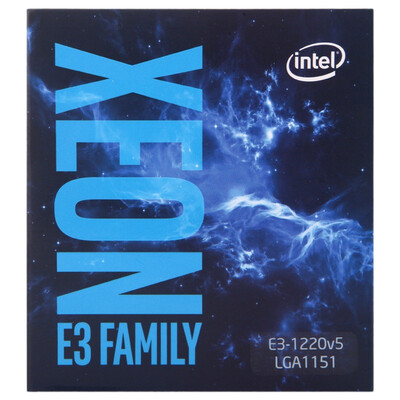 

Intel (Xeon) Xeon quad-core E3-1220 v5 1151 interface boxed CPU processor