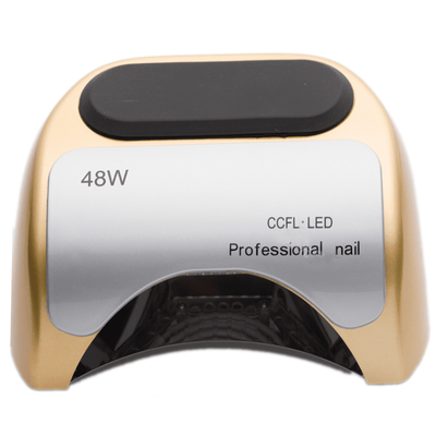 

48W Pro CCFL LED Nail Cure Lamp UV Gel Dryer Light Timer Gel Polish Pink/Gold