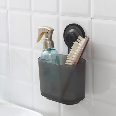 

Run Jin Bathroom Shelf Washing Cup Set Toothbrush Holder Set Two World Powerful sucker Black Box Bathroom Series RJ-1100