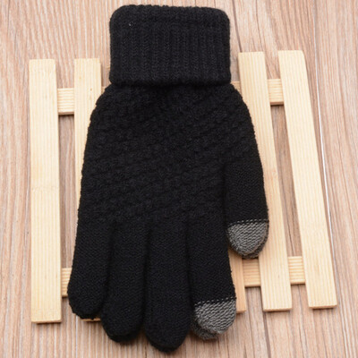 

Magic Touch Screen Sensory Gloves For Women Gloves Girl Female Stretch Knit Gloves Mittens Winter Warm Accessories Wool Guantes