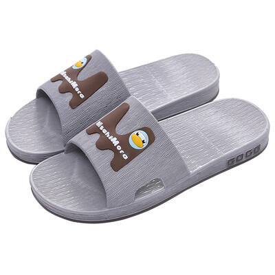 

Antarctic Nanjiren slippers male cartoon fashion home bathroom shower sandals dark blue 43 yards 19D009