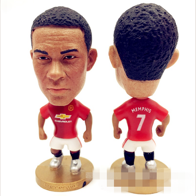 

5 PC Soccerwe Футбольные куклы звезды Marshall Педро Луксор Rushford Smolin Ferguson Футбольная кукольная модель Мини-статуя