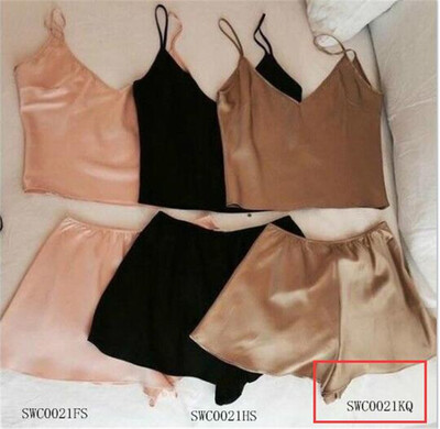 

Womens Sexy Camisole & Hot Pants 2-Piece Suit