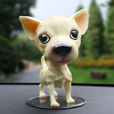 

Jun Hao car ornaments shaking head doll car interior simulation dog car creative jewelry cartoon doll car supplies pug