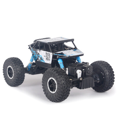 

RC Car 1:18 4DW 2.4GHz Metal Rock Crawlers Rally Climbing Car Double Motors Bigfoot Car Remote Control Model Toys for Boys.