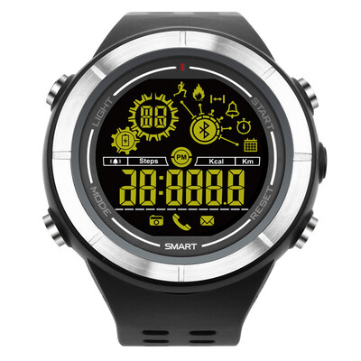 

Круглый экран Bluetooth Smart onwrist Watch IP67 Водонепроницаемый 50 м Глубина 5ATM для Android и IOS с Luminous Dial монитор движения