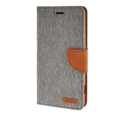 

MOONCASE Sony C4 , Leather Flip Wallet Card Holder Pouch Stand Back Case Cover for Sony Xperia C4 Grey