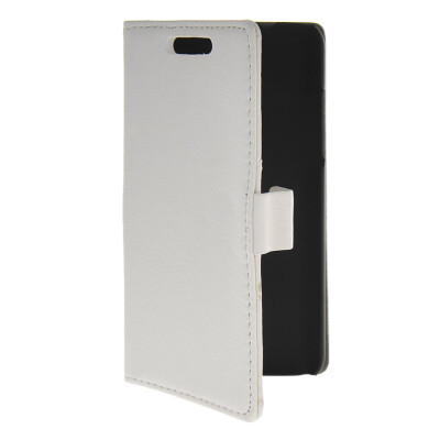 

MOONCASE Slim Leather Flip Wallet Card Pouch with Kickstand Shell Back ЧЕХОЛ ДЛЯ HTC Desire 700 White