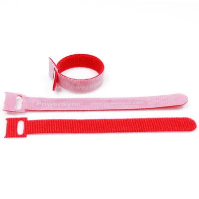 

PowerSync CTM-C03R 3 into the buckle double-sided Velcro tie belt - red
