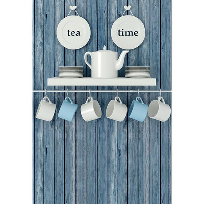 

Pleasant Tea Time Photo Background 57FT Vinyl Fabric Cloth Digital Printing Backdrop Curtain S-3093