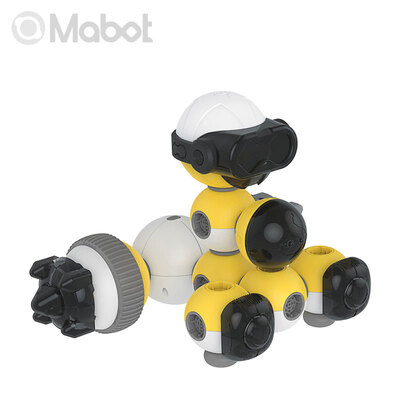 

Bell Mabot Интеллектуальное программирование Робот Беспроводная Bluetooth-APP-управление Детское раннее обучение Игрушки для головоломок Игрушки для родителей и детей Совместимость Lego Deluxe Edition