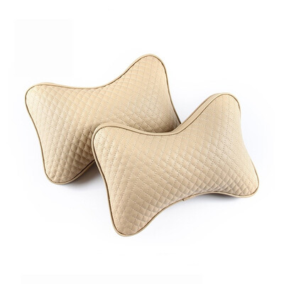

Micang car headrest car neck pillow neck pillow car car head pillow pillow shoulder four seasons universal car pillow 1 pair brown