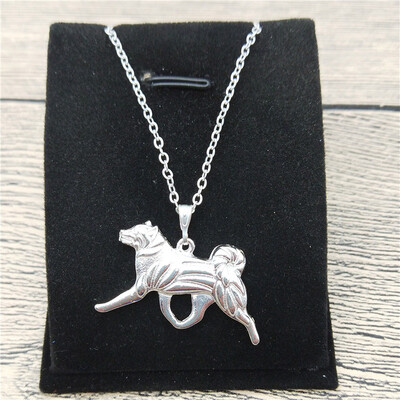 

New Japanese Akita Necklace Trendy Style Akita Pendant Necklace Women Fashion Pet Dog Jewellery