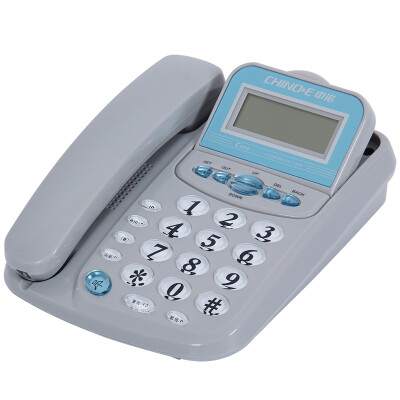 

Sino-Olympic (CHINO-E) C028 can be shook his head / free battery / can be connected to the telephone machine seat machine office / home landline telephone / fixed telephone landline gray