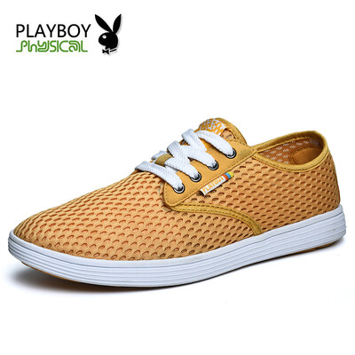 

PLAYBOY brand SummerSandbeachPunchingBreathable meshFashionable Korean styledSports casual sneakerMens shoes