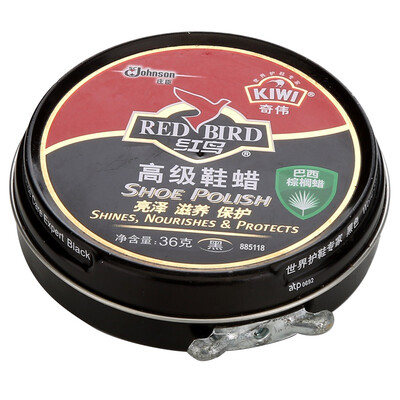 

Red Bird Chiwei Black Senior Shoes Wax 36g