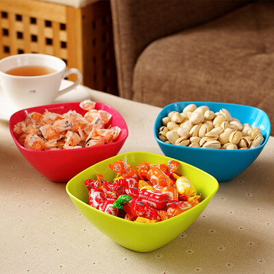 

Ou Runzhe PP candy color square debris fruit storage plate No 3