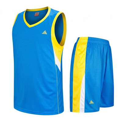 

2018 New Men Basketball Jersey Sets Uniforms kits Adult Sports clothing Breathable basketball jerseys shirts shorts DIY Custom