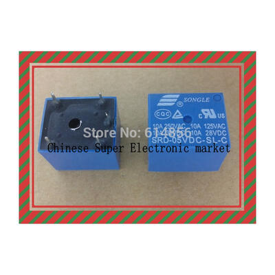 

10PCS SRD-5VDC-SL-C PCB Type 5V DC