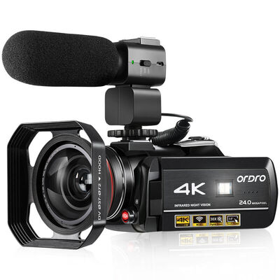 

Профессиональная видеокамера ORDRO AC3 4K Ultra HD Профессиональная видеокамера Digital DV Home Travel Live Camera