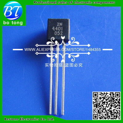 

Free Shipping 200PCS 2N4401 2N4403 ( 4401+ 4403 )Transistor TO-92 each 100PCS