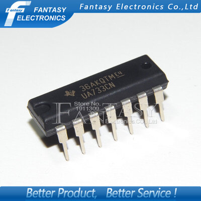 

10PCS UA733CN DIP14 UA733 DIP new&original IC free shipping