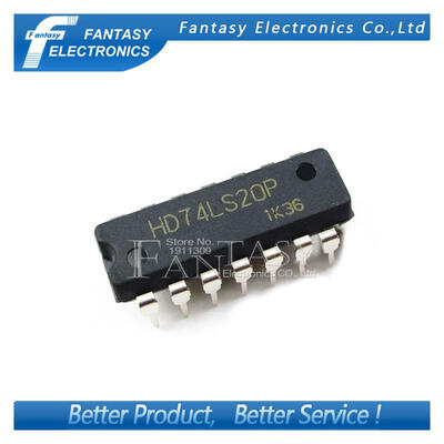 

5PCS HD74LS20P DIP14 HD74LS20 DIP SN74LS20N 74LS20 new&original IC free shipping
