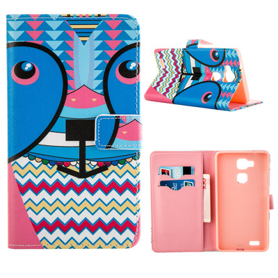 

MOONCASE ЧЕХОЛ ДЛЯ Huawei Ascend Mate 7 Flip PU Leather Fold Wallet Card Slot Kickstand Back [Pattern series] /a05