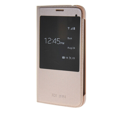 

MOONCASE чехол для Huawei Maimang 4 D199 Ultra Slim View Window Flip Leather Case Cover Gold