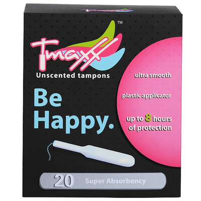 

Tmaxx duct tampon no flavor large size 20 loaded German imports
