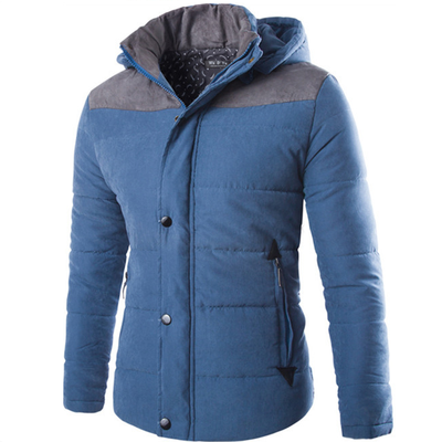 

Zogaa New Men's Cotton-padded Clothes Thickened Warm Fashion Hooded Coat