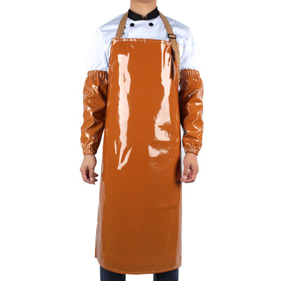 

Рабочий фартук Регулируемая для мужчин и женщин, водостойкая и маслостойкая, Приходите с 2 штуками втулок для одежды бесплатно