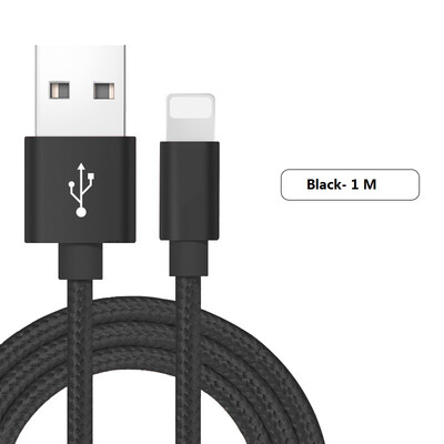 

Lanyos Кабель для передачи данных Кабель USB Apple Быстрый зарядный нейлоновый USB-кабель для Apple Iphone и Ipad Кабель для перед